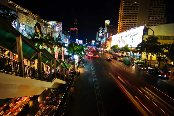 Malam iluminasi Bangkok — Stok Foto