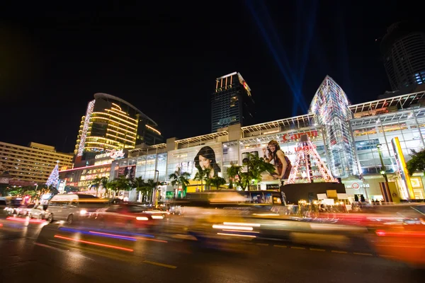 曼谷的夜间照明 — 图库照片