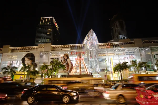 曼谷的夜间照明 — 图库照片