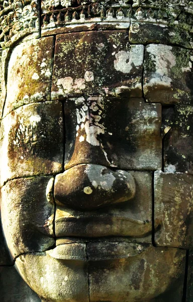 Uśmiechnięta twarz bayon. Angkor. — Zdjęcie stockowe