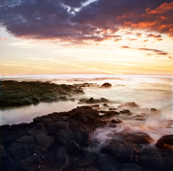 Захід сонця на острові великий. Гаваї — стокове фото
