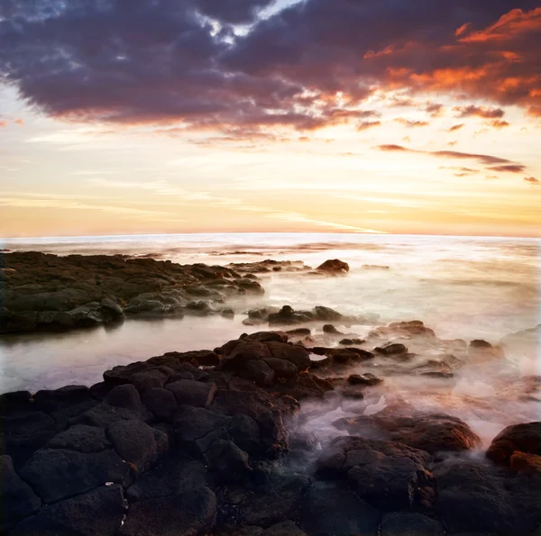 stock image Sunset on the Big Island. Hawaii