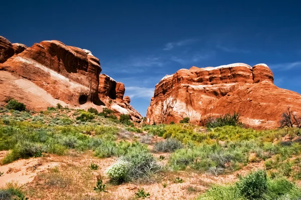 In Arches Canyon — Stock Photo, Image