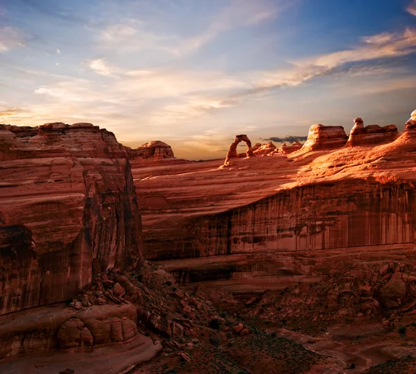 In Arches Canyon — Stock Photo, Image