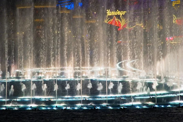 Zenei fountains a bellagio hotel flamingo háttér — Stock Fotó