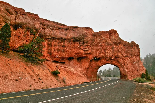 Canyon roccioso rosso — Foto Stock
