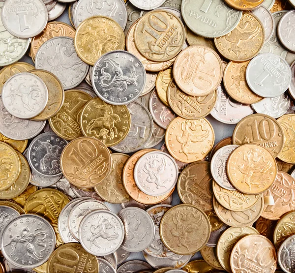 Fundo de moedas — Fotografia de Stock
