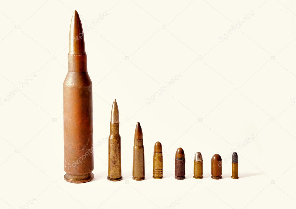 Close up on bullets