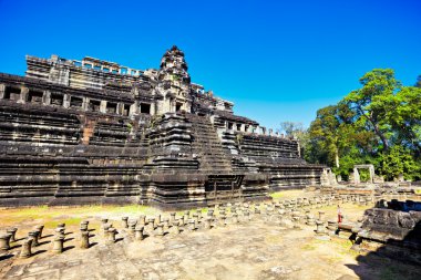 Antik khmer Budist tapınağı angkor wat kompleksi içinde