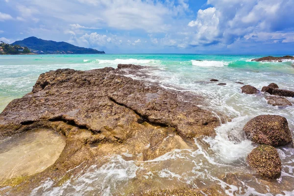 Exotisk tropisk strand. — Stockfoto