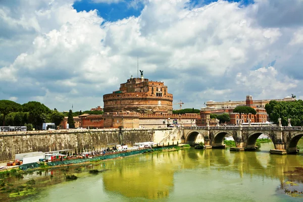 城堡圣天使桥，罗马，意大利. — 图库照片