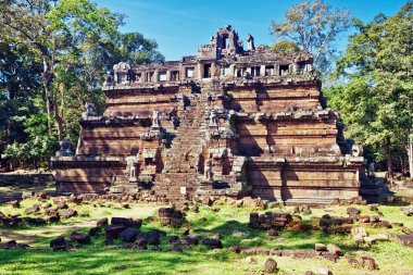 Antik khmer Budist tapınağı angkor wat kompleksi içinde