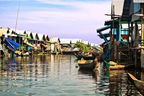 Das Dorf auf dem Wasser — Stockfoto