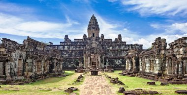 Antik khmer Budist tapınağı angkor wat kompleksi içinde