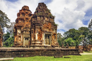 Antik khmer Budist tapınağı angkor wat kompleksi içinde