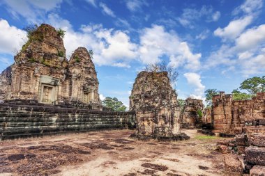 Antik khmer Budist tapınağı angkor wat kompleksi içinde