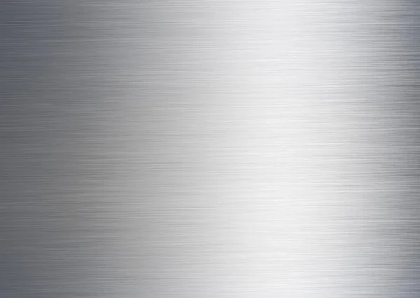 Geborsteld zilver metallic achtergrond — Stockfoto