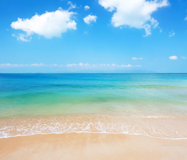 Spiaggia e mare tropicale — Foto Stock