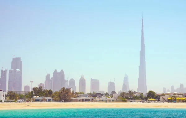 Dubai. Belle plage et mer — Photo