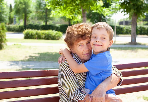 Grandmother with grandchild — Stock Photo, Image