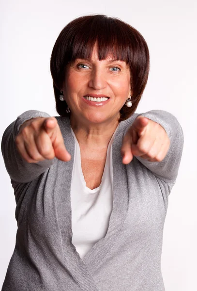 Success mid adult woman — Stock Photo, Image