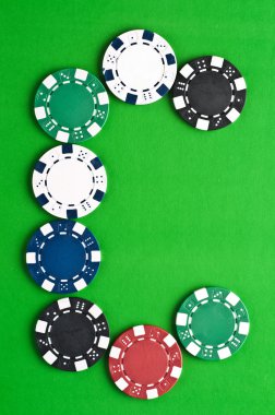 Bir casino oyunu için sayaçları??? bir arka plan