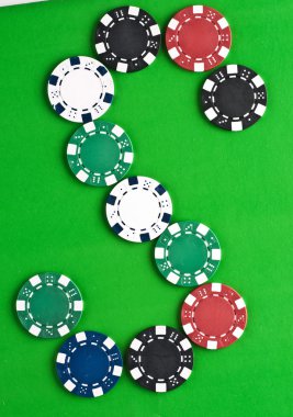 Bir casino oyunu için sayaçları??? bir arka plan