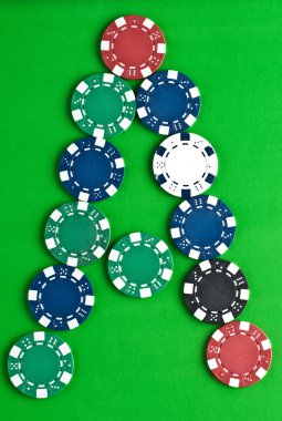 Bir casino oyunu için sayaçları??? bir arka plan