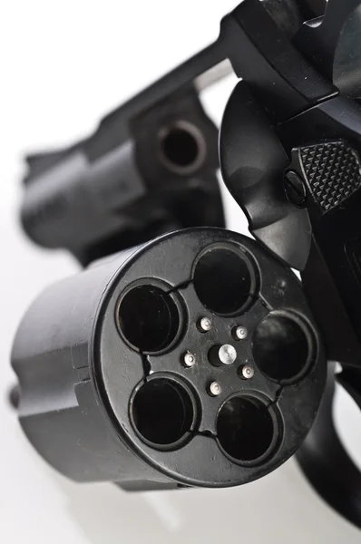 Revolver on a white background — Stock Photo, Image
