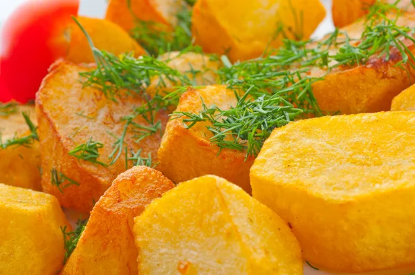 Patata fritta con finocchio — Foto Stock