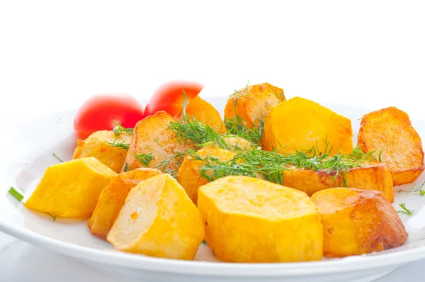 Stekt potatis med fänkål — Stockfoto