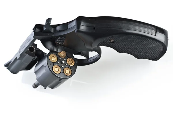 Revolver on a white background — Stock Photo, Image