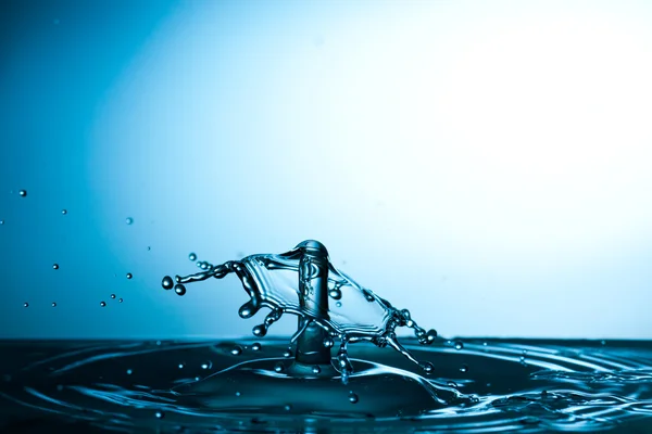 stock image Water drop falling and colliding