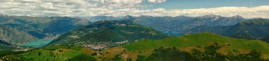 View from Monte Generoso clipart