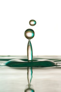 Water drop falling clipart