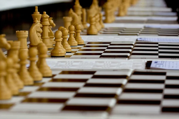 stock image Chess board game competition