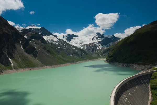 Barrage Kaprun, lac et Alpes — Photo
