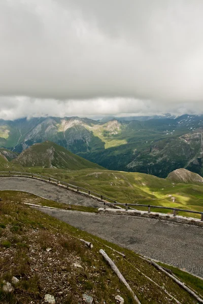 Vue sur les Alpes depuis Grossglockner High Alpine Road — Photo