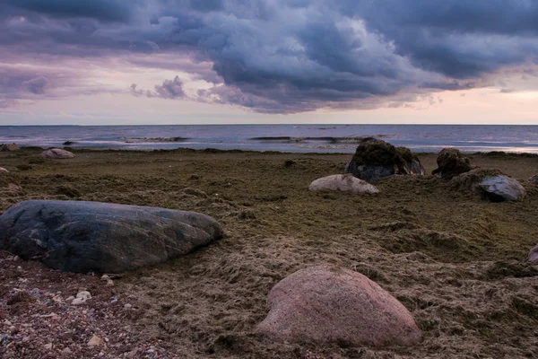 Vista del atardecer sobre el mar Báltico —  Fotos de Stock