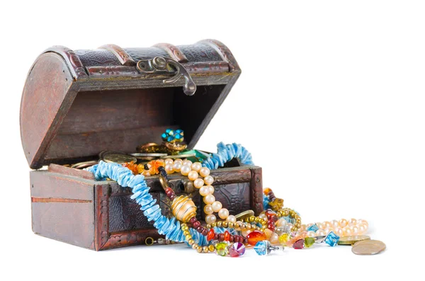 stock image Chest of jewels