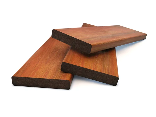 Tres tableros de madera —  Fotos de Stock