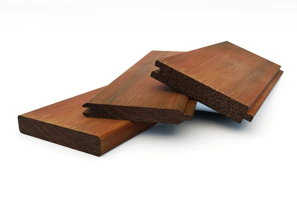 Varias piezas de tablas de madera ranuradas —  Fotos de Stock