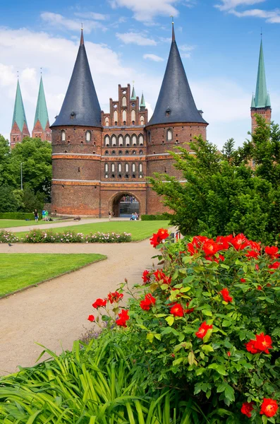 Holstentor. Lübeck, Tyskland — Stockfoto