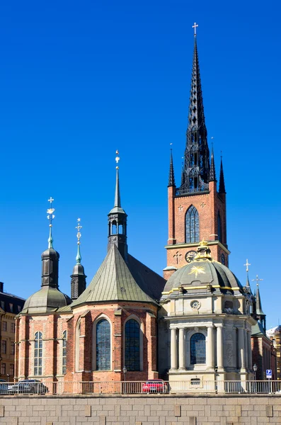 Kościół Riddarholmen w Sztokholmie. Stockholm, Szwecja — Zdjęcie stockowe