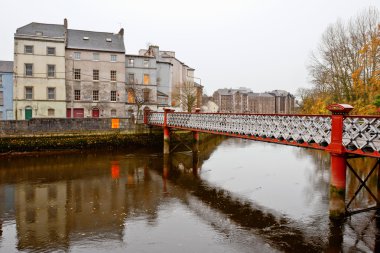 St. Vincent's footbridge. Cork, Ireland clipart