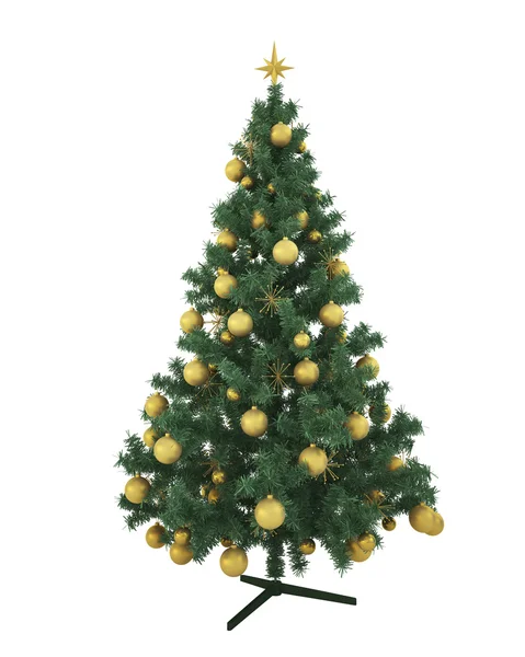 Bela árvore de Natal Fotografias De Stock Royalty-Free