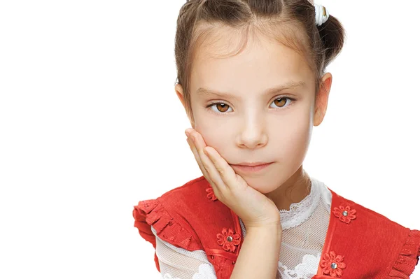 Little girl close up — Stock Photo, Image