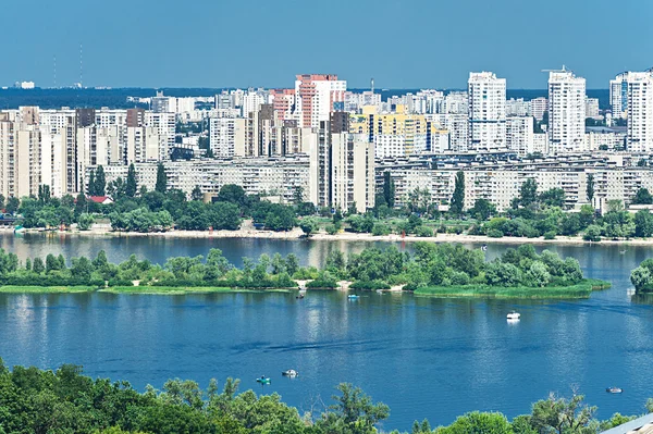 Weergave van de Oekraïense hoofdstad kiev stad — Stockfoto