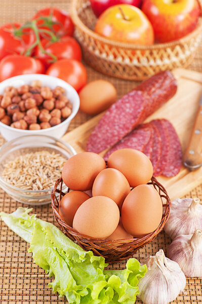 Ingredients for breakfast