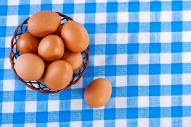 Brown eggs clipart